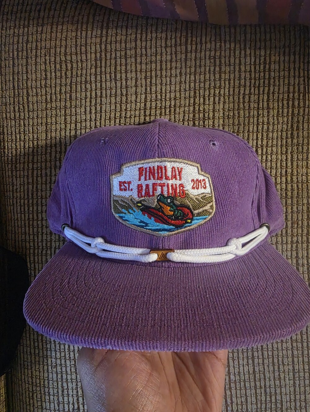 Findlay Hat Purple Courdoury Rafting